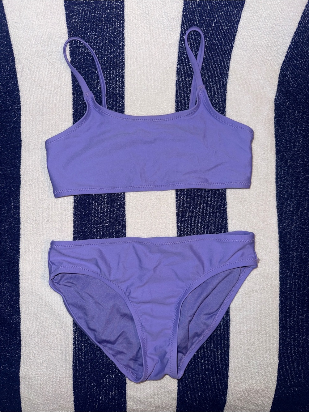 Girls Lilac Classic Bikini Set